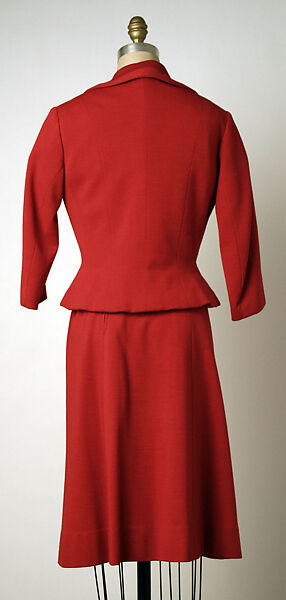 Suit, Hattie Carnegie, Inc. (American, 1918–1965), wool, American