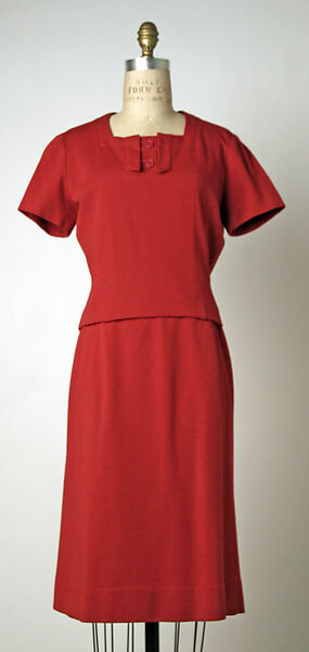 Suit, Hattie Carnegie, Inc. (American, 1918–1965), wool, American