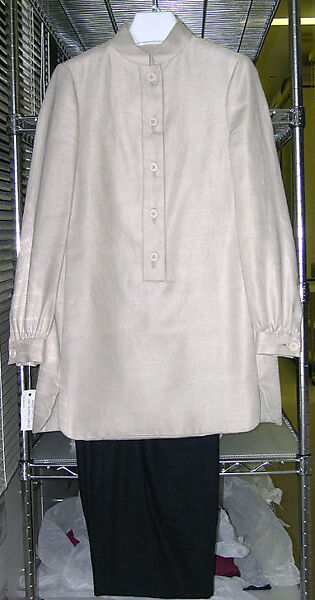 Pantsuit, Geoffrey Beene (American, Haynesville, Louisiana 1927–2004 New York), linen, rayon, American