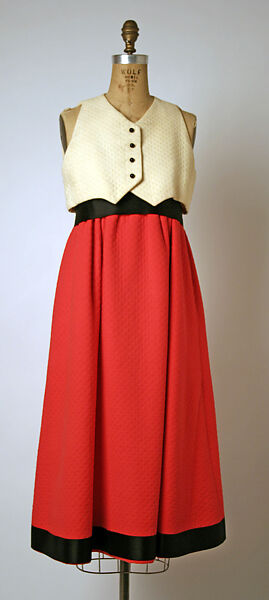 Evening dress, Geoffrey Beene (American, Haynesville, Louisiana 1927–2004 New York), cotton, silk, American 