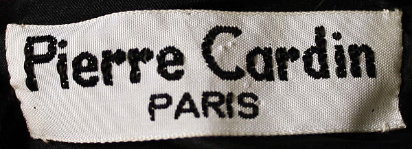 Pantsuit, Pierre Cardin (French (born Italy), San Biagio di Callalta 1922–2020 Neuilly), wool, plastic (polyvinyl chloride), French