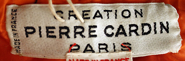 Ensemble, Pierre Cardin (French (born Italy), San Biagio di Callalta 1922–2020 Neuilly), wool, French