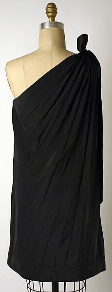 Cocktail dress, Pierre Cardin (French (born Italy), San Biagio di Callalta 1922–2020 Neuilly), silk, French