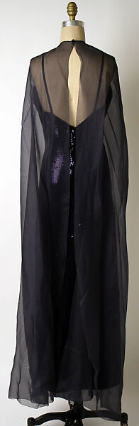 Evening dress, Pierre Cardin (French (born Italy), San Biagio di Callalta 1922–2020 Neuilly), silk, sequins, French