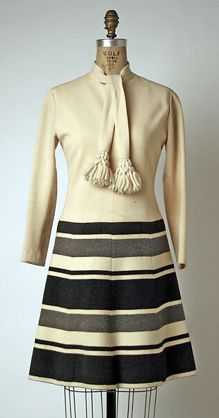 Ensemble, House of Balmain (French, founded 1945), wool, French