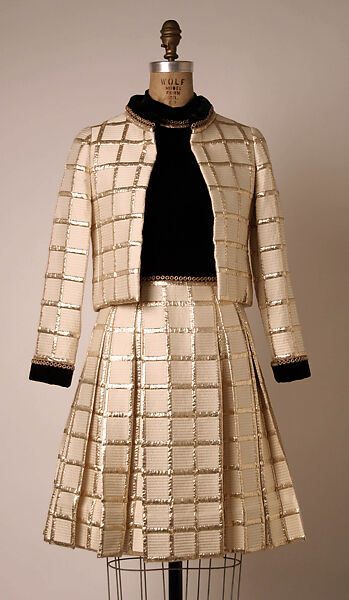 Cocktail ensemble, House of Balmain (French, founded 1945), [no medium available], French 