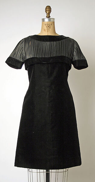 Dinner dress, House of Balmain (French, founded 1945), silk, French 