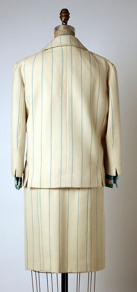 Suit, House of Balmain (French, founded 1945), wool, linen, French