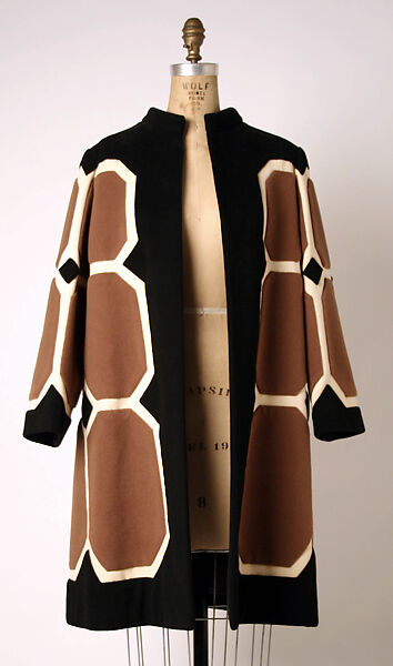 Coat, House of Balmain (French, founded 1945), wool, French 