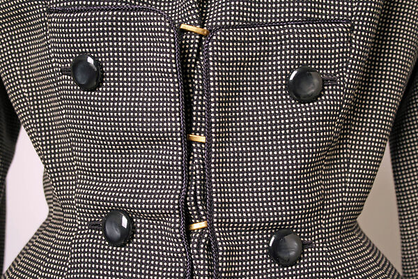 Suit, House of Balmain (French, founded 1945), wool, French