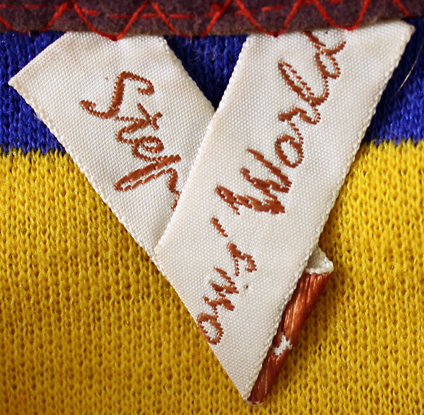 Dress, Stephen Burrows (American, born 1943), wool, leather, American