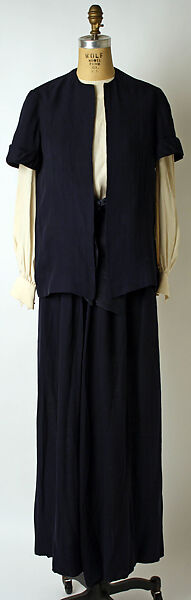 Dinner suit, Bill Blass Ltd. (American, founded 1970), silk, American