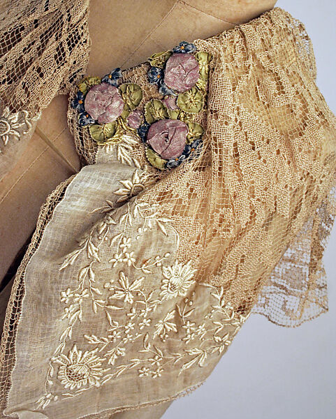 Evening ensemble, Boué Soeurs (French, 1897–1957), cotton, silk, metallic, French