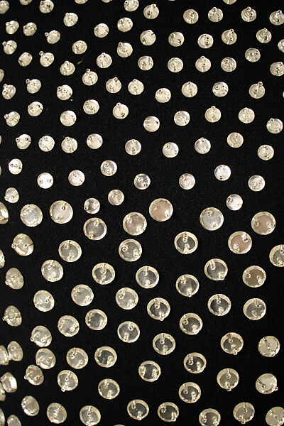 Evening dress, Donald Brooks (American, New Haven, Connecticut 1928–2005 Stony Brook, New York), wool, glass, American