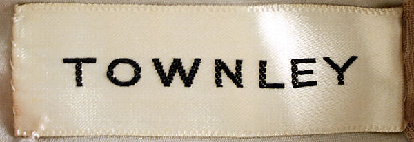 Evening dress, Donald Brooks (American, New Haven, Connecticut 1928–2005 Stony Brook, New York), silk, plastic, American