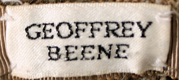 Suit, Geoffrey Beene (American, Haynesville, Louisiana 1927–2004 New York), wool, American