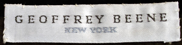 Evening ensemble, Geoffrey Beene (American, Haynesville, Louisiana 1927–2004 New York), silk, plastic, American