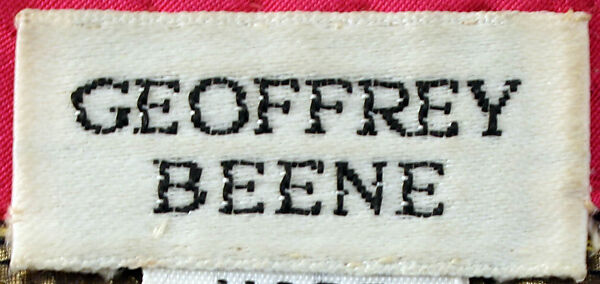 Evening dress, Geoffrey Beene (American, Haynesville, Louisiana 1927–2004 New York), rayon, silk, plastic, American