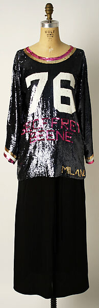 Evening dress, Geoffrey Beene (American, Haynesville, Louisiana 1927–2004 New York), rayon, silk, plastic, American 
