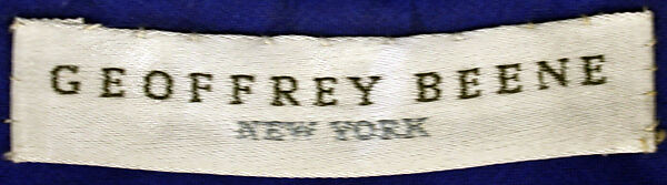 Evening tunic, Geoffrey Beene (American, Haynesville, Louisiana 1927–2004 New York), plastic, silk, American