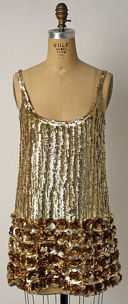 Evening dress, Geoffrey Beene (American, Haynesville, Louisiana 1927–2004 New York), plastic, silk, American 