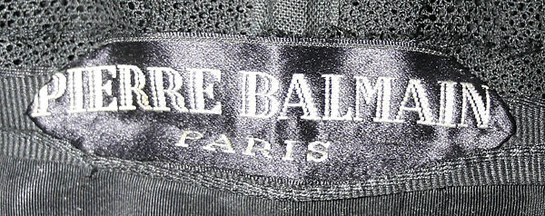 Evening dress, House of Balmain (French, founded 1945), silk, cotton, French