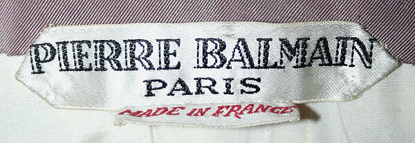 Evening dress, House of Balmain (French, founded 1945), cellulose acetate, French