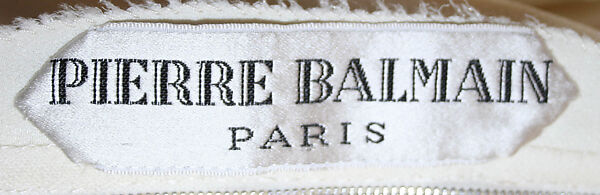 Evening dress, House of Balmain (French, founded 1945), silk, French