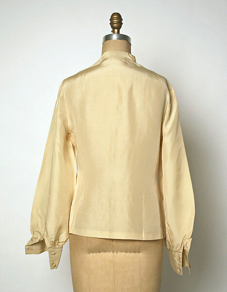 Blouse, House of Balmain (French, founded 1945), silk, French