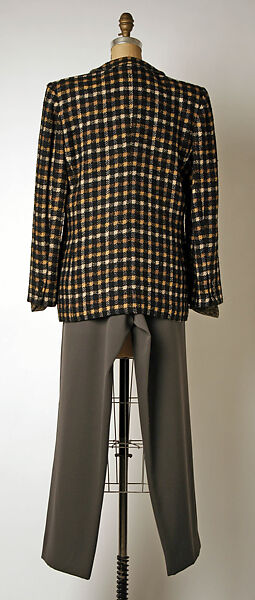 Ensemble, Giorgio Armani (Italian, founded 1974), silk, wool, Italian
