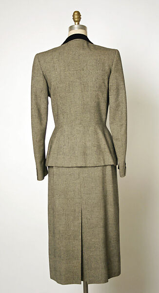 Suit, Hardy Amies (British, 1909–2003), wool, silk, British