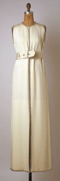 Evening ensemble, (a, c) Pattullo-Jo Copeland, Inc. (American, 1938–1972), wool, silk, metal, rhinestones, leather, nylon, American