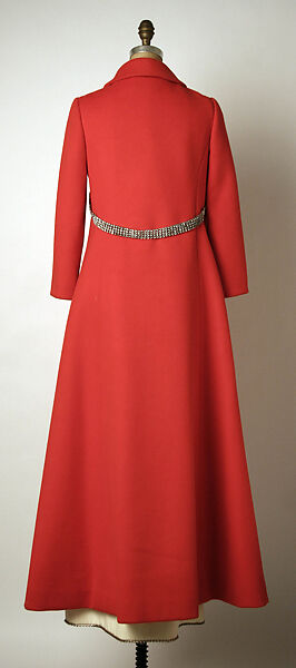 Evening ensemble, (a, c) Pattullo-Jo Copeland, Inc. (American, 1938–1972), wool, silk, metal, rhinestones, leather, nylon, American