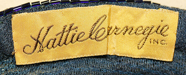 Dinner ensemble, Hattie Carnegie (American (born Austria), Vienna 1889–1956 New York), (c, d) silk, American