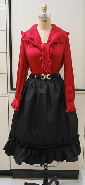 Céline (French, founded 1945), silk, leather, cotton, metal, French