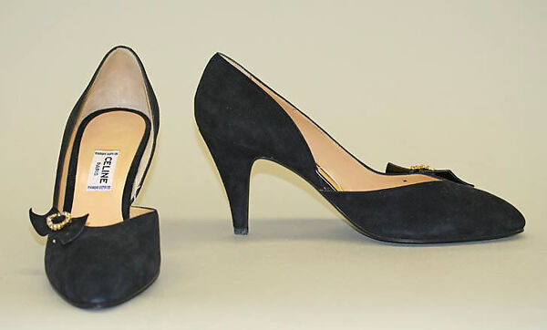 Céline (French, founded 1945), silk, leather, cotton, metal, French