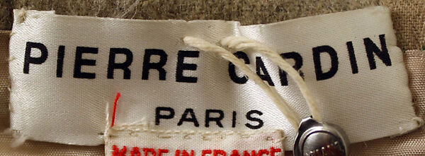 Ensemble, Pierre Cardin (French (born Italy), San Biagio di Callalta 1922–2020 Neuilly), wool, plastic (vinyl), leather, French