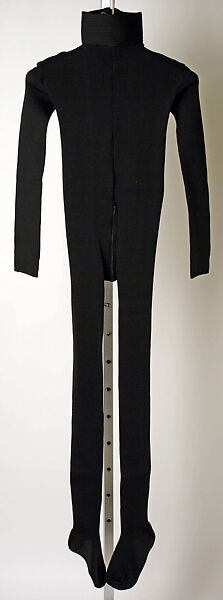 Ensemble, Pierre Cardin (French (born Italy), San Biagio di Callalta 1922–2020 Neuilly), wool, plastic (polyvinyl chloride, cellulose acetate), French