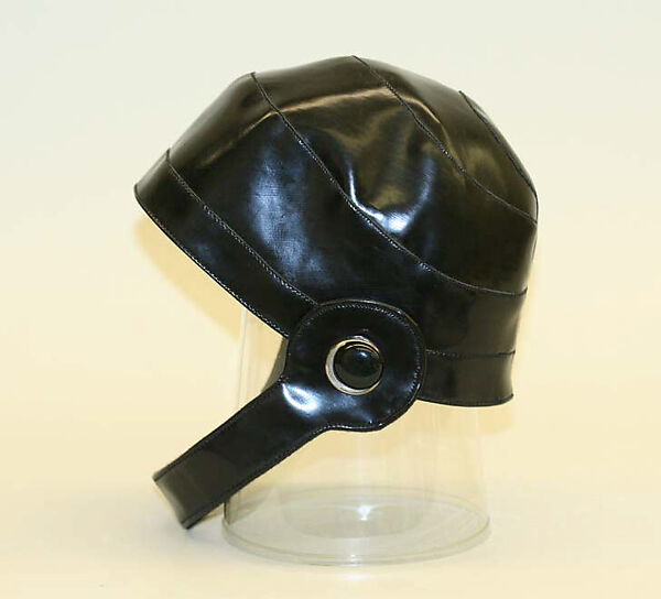 Ensemble, Pierre Cardin (French (born Italy), San Biagio di Callalta 1922–2020 Neuilly), wool, plastic (polyurethane, polyvinyl chloride), metal, rubber (vulcanite), French