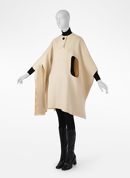 Ensemble, Pierre Cardin (French (born Italy), San Biagio di Callalta 1922–2020 Neuilly), wool, nylon, leather, plastic (vinyl), metal, French