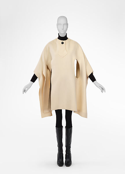 Ensemble, Pierre Cardin (French (born Italy), San Biagio di Callalta 1922–2020 Neuilly), wool, nylon, leather, plastic (vinyl), metal, French 