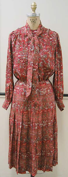 Ensemble, Céline (French, founded 1945), cotton, silk, metal, French