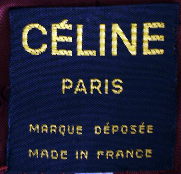 Ensemble, Céline (French, founded 1945), cotton, silk, metal, French