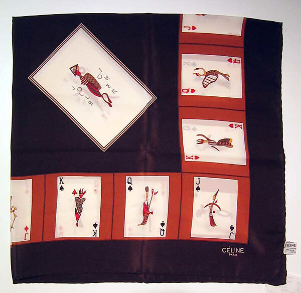 Ensemble, Céline (French, founded 1945), silk, leather, metal, French