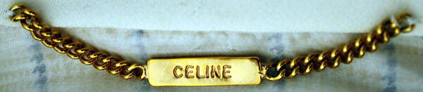 Ensemble, Céline (French, founded 1945), silk, leather, metal, French