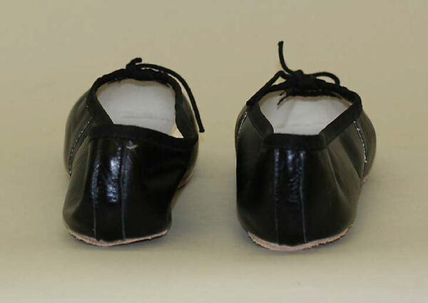 Slippers, Capezio Inc. (American, founded 1887), leather, American