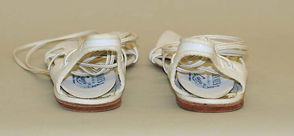 Sandals, Capezio Inc. (American, founded 1887), leather, American