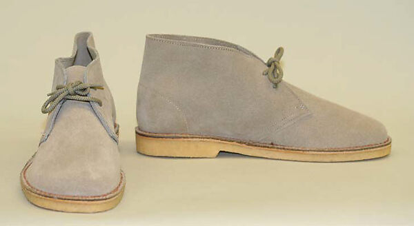 Boots, Clarks of England (British, founded 1825), leather, British 