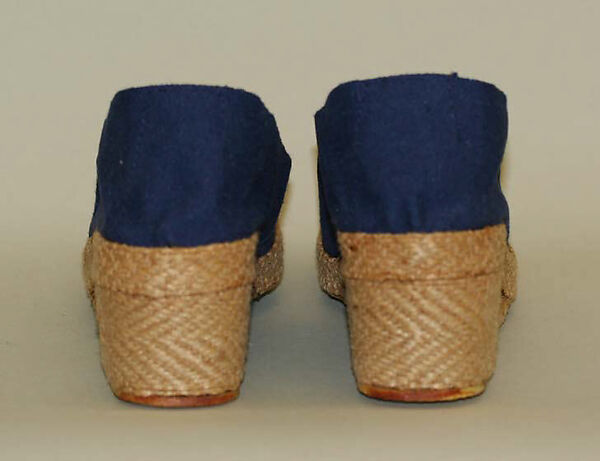 Espadrilles, Jacques Cohen, cotton, French