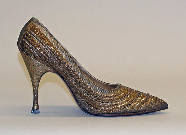 Pumps, Mabel Julianelli (Brooklyn 1909–1994 Long Island), metal, plastic, American